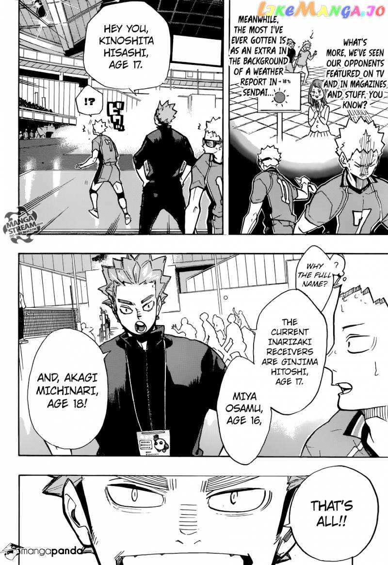 Haikyuu!!, Chapter 257 image 03